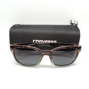 NEW CONVERSE Squared Tortoise Black Polarized Sunglasses